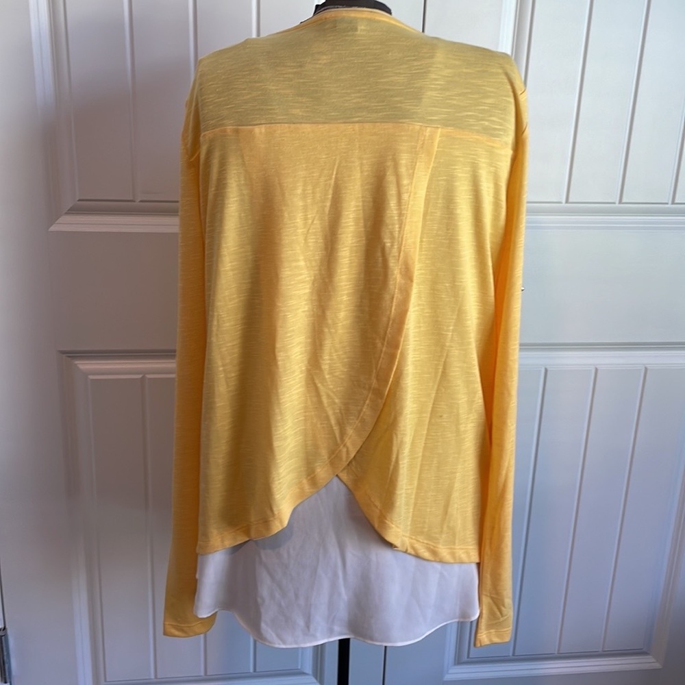 White House | Black Market long sleeve blouse XL